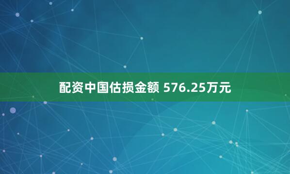 配资中国估损金额 576.25万元